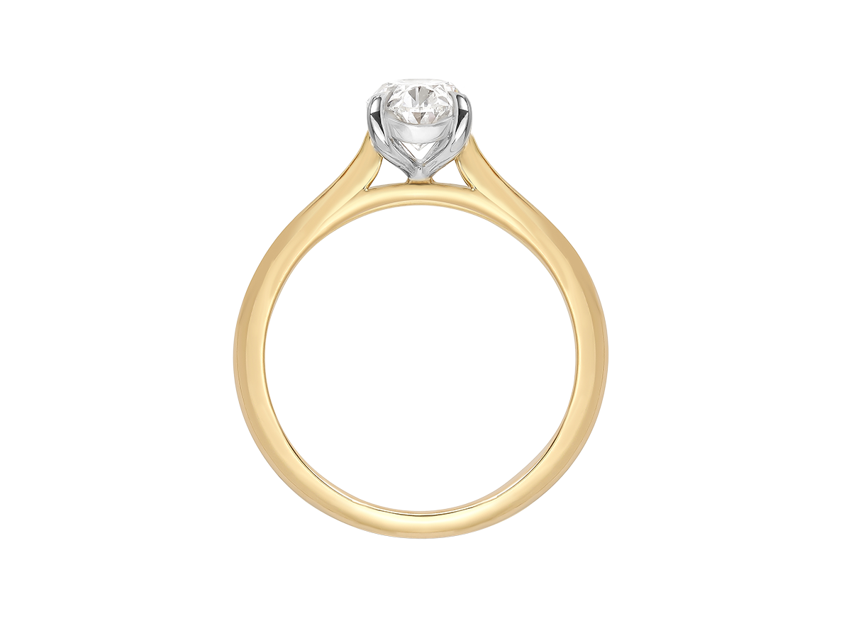 1.2ct Oval Diamond Engagement Ring