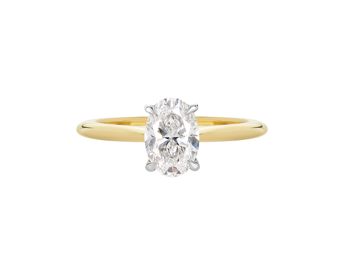 1.2ct Oval Diamond Engagement Ring