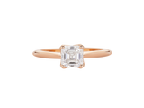 A.G square emerald asscher cut diamond