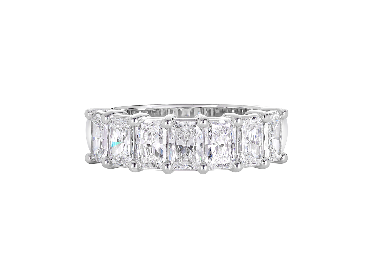 2.19ct Long Radiant Cut Band