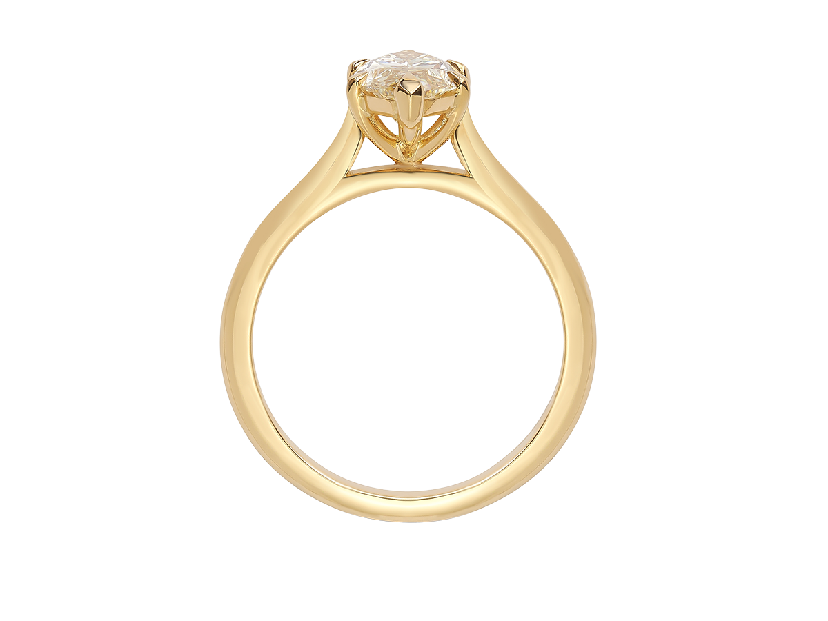 Marquise Champagne Diamond Ring