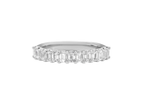 1ct Emerald Cut Eternity Band