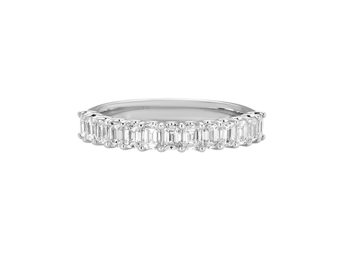1ct Emerald Cut Eternity Band