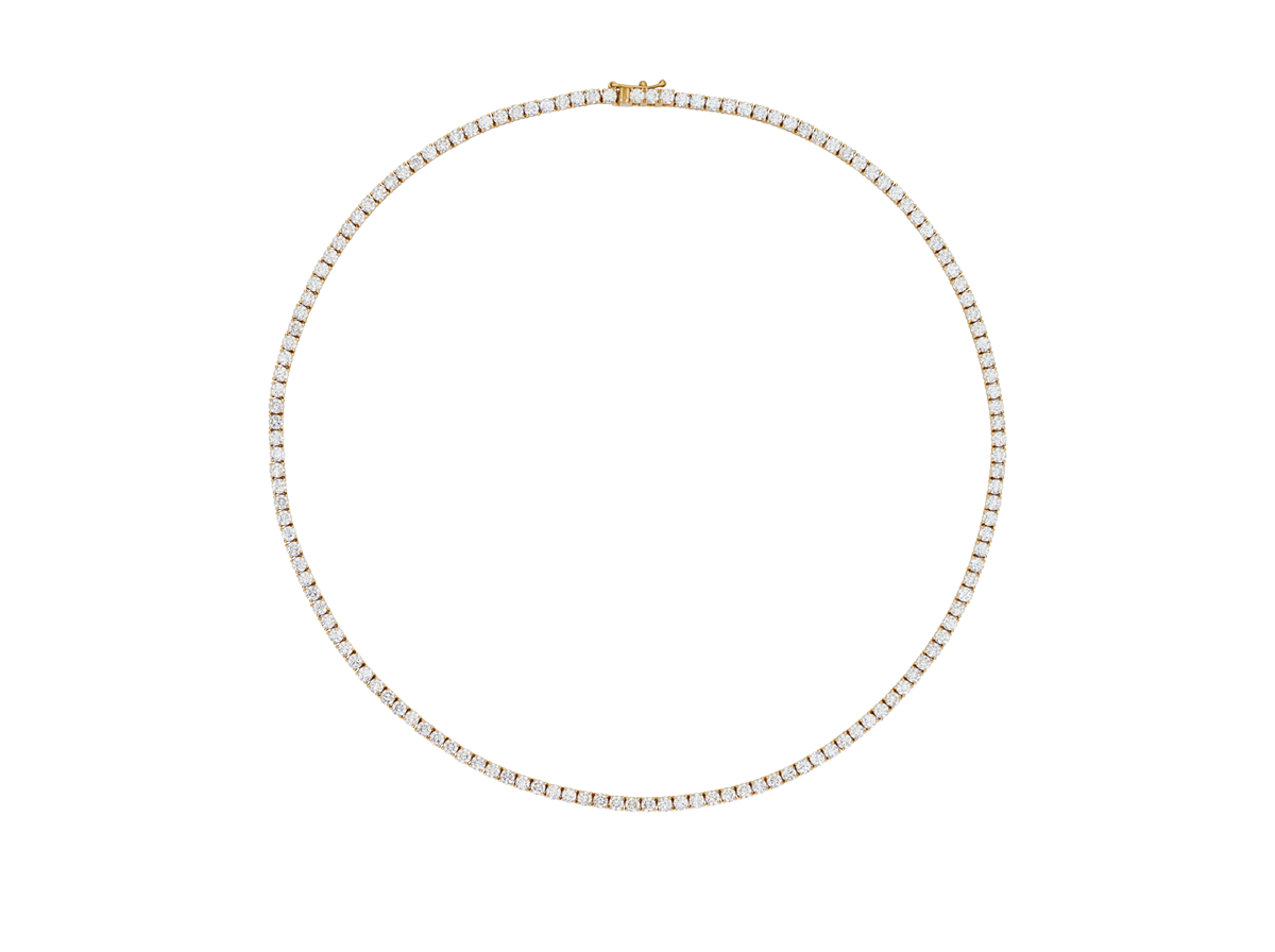 Moyen Diamond Tennis Necklace | YG