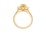 2ct Yellow Sapphire and Diamond Ring
