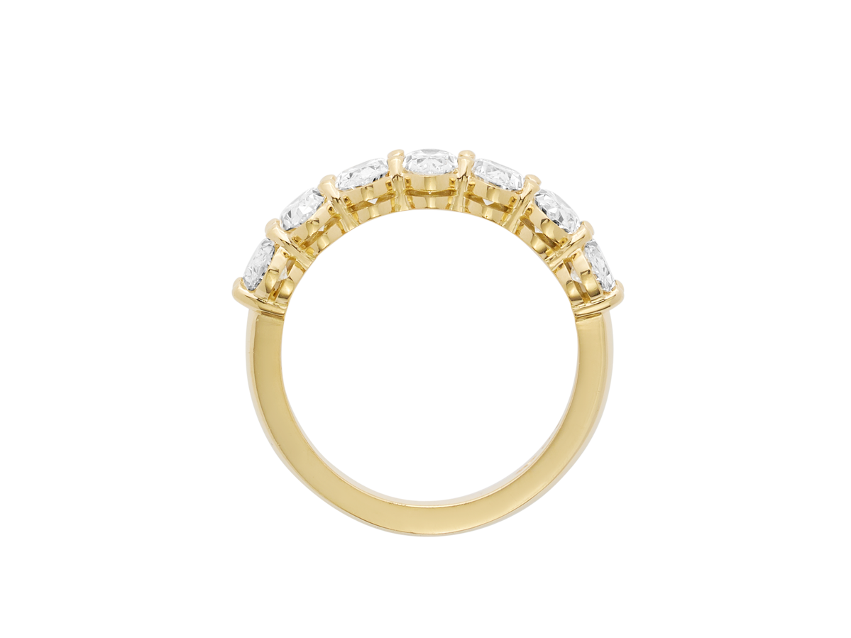 2ct Oval Diamond Eternity Band