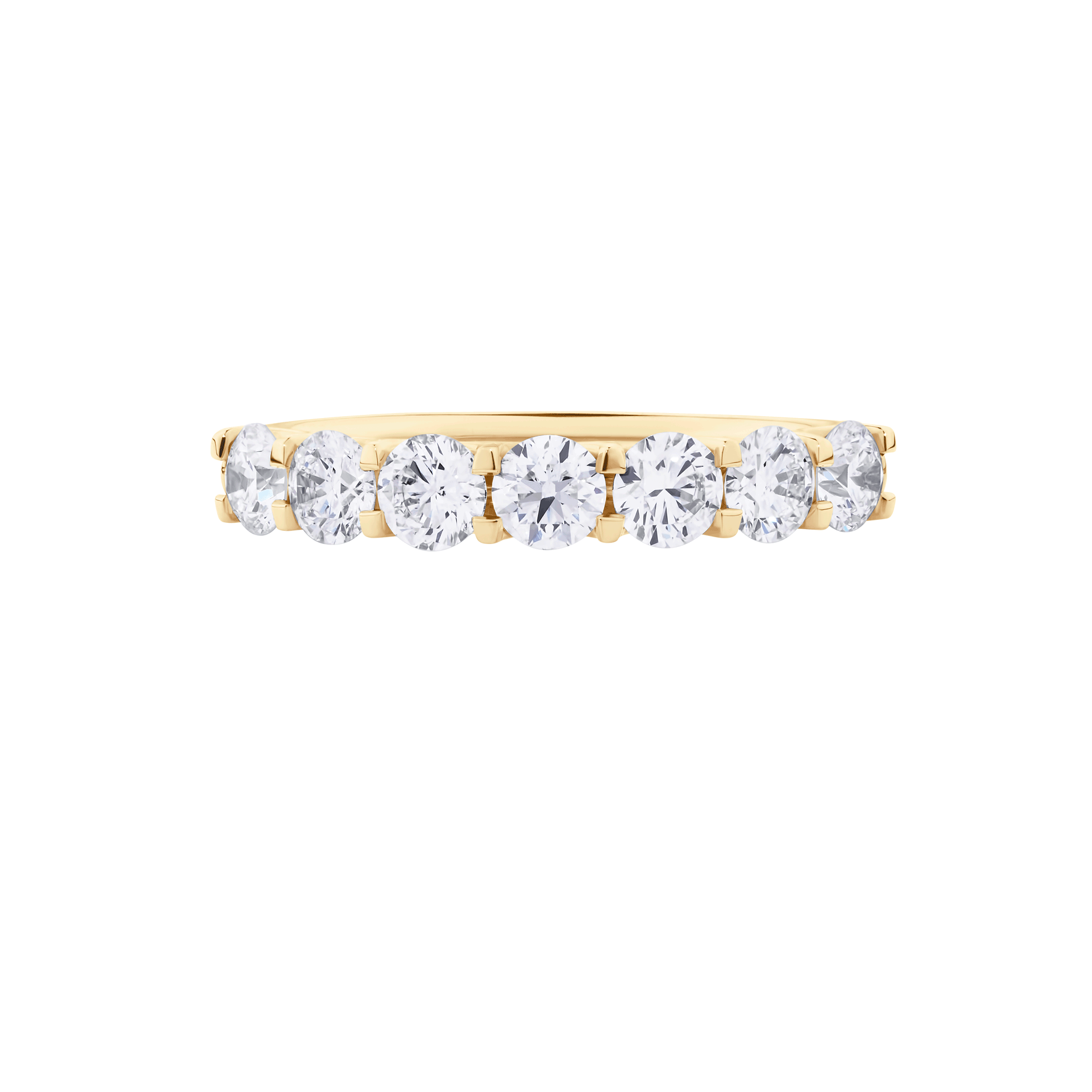 1.35ct Round Brilliant Cut Eternity Ring | YG