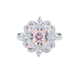 Art Nouveau-Style Cluster Ring