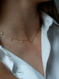 Diamond Drop Necklace | Yellow
