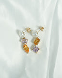 Pastel Sapphire Trio Drop Earrings
