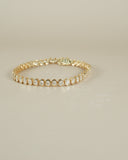 Oval Diamond Tennis Bracelet