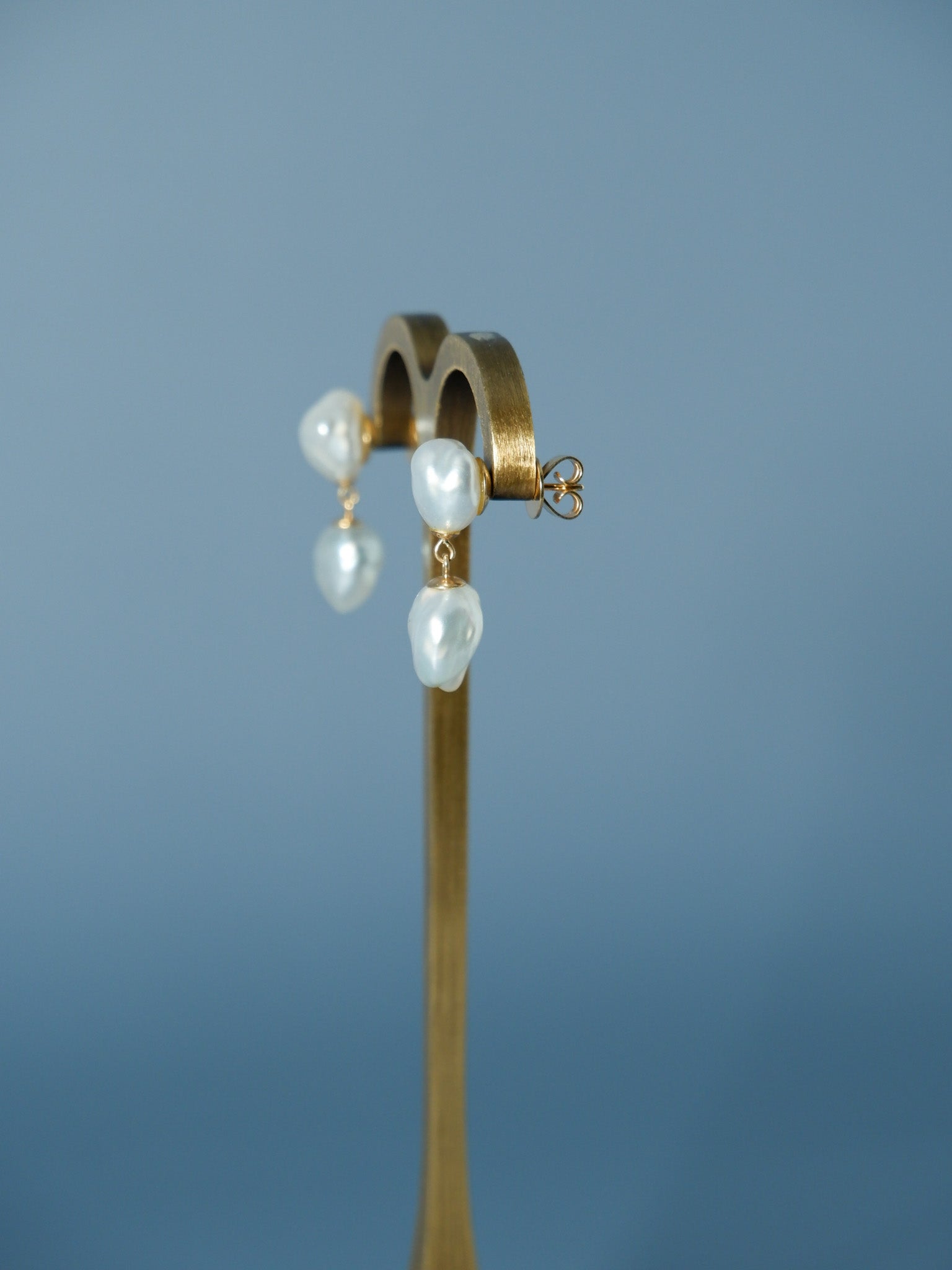 Keshi Pearl Drop Earrings