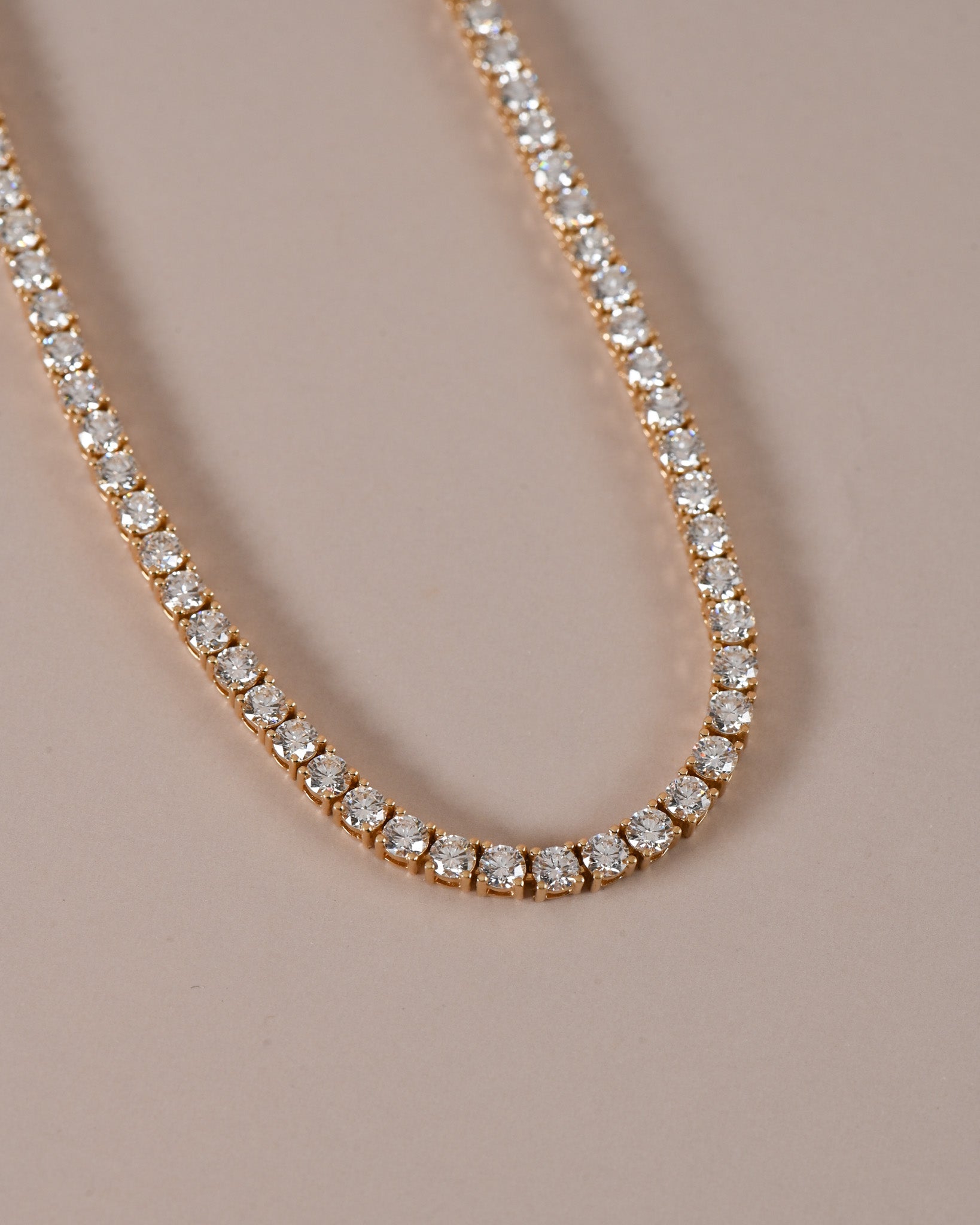 Moyen Diamond Tennis Necklace | YG