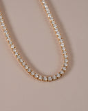 Moyen Diamond Tennis Necklace | YG