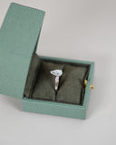 Pear Cut Diamond and Pink Diamond Ring