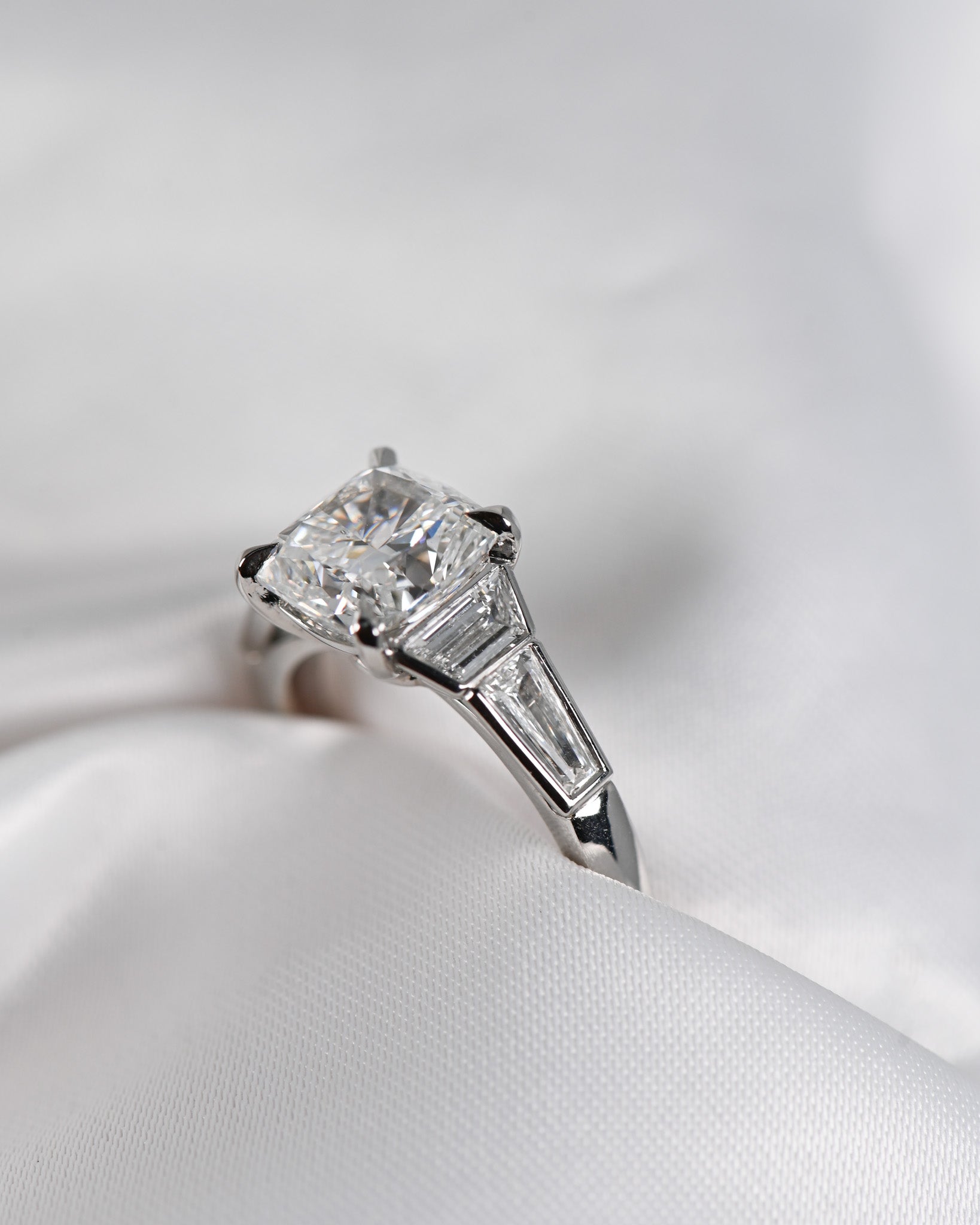 3ct Cushion Cut Engagement Ring