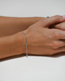 Diamond Chain Bracelet | White