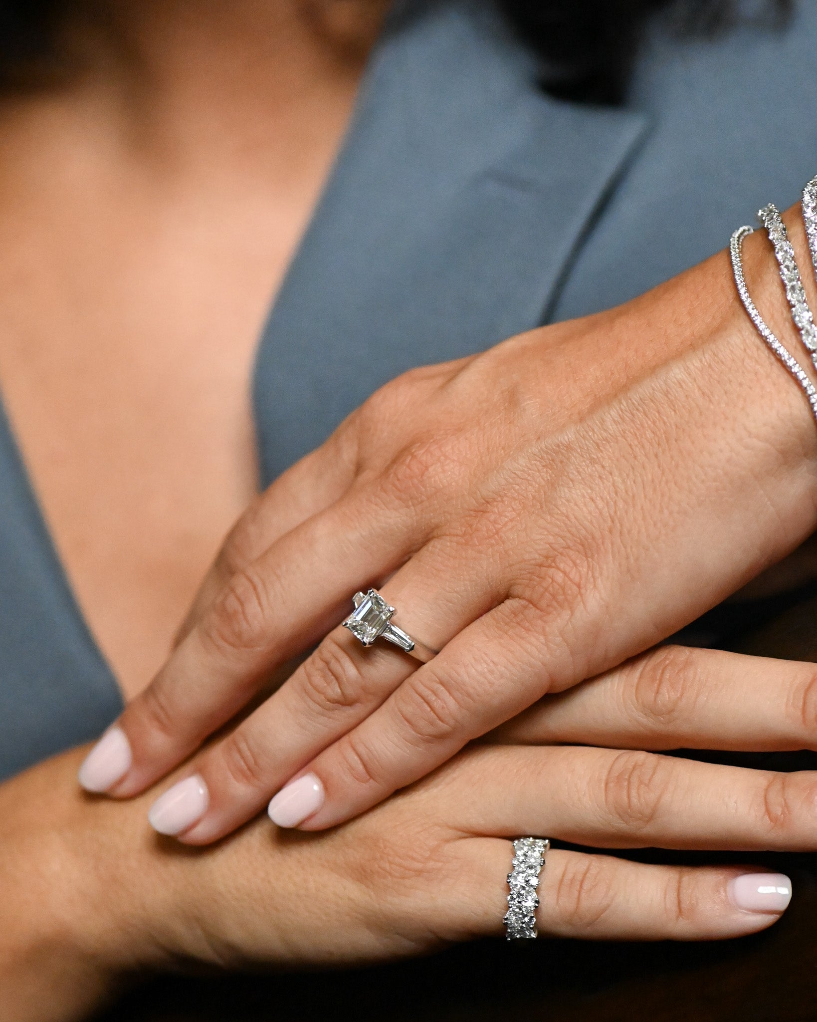 AG.32 | 2ct Emerald Cut Engagement Ring