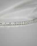 Emerald Cut Diamond Tennis Bracelet