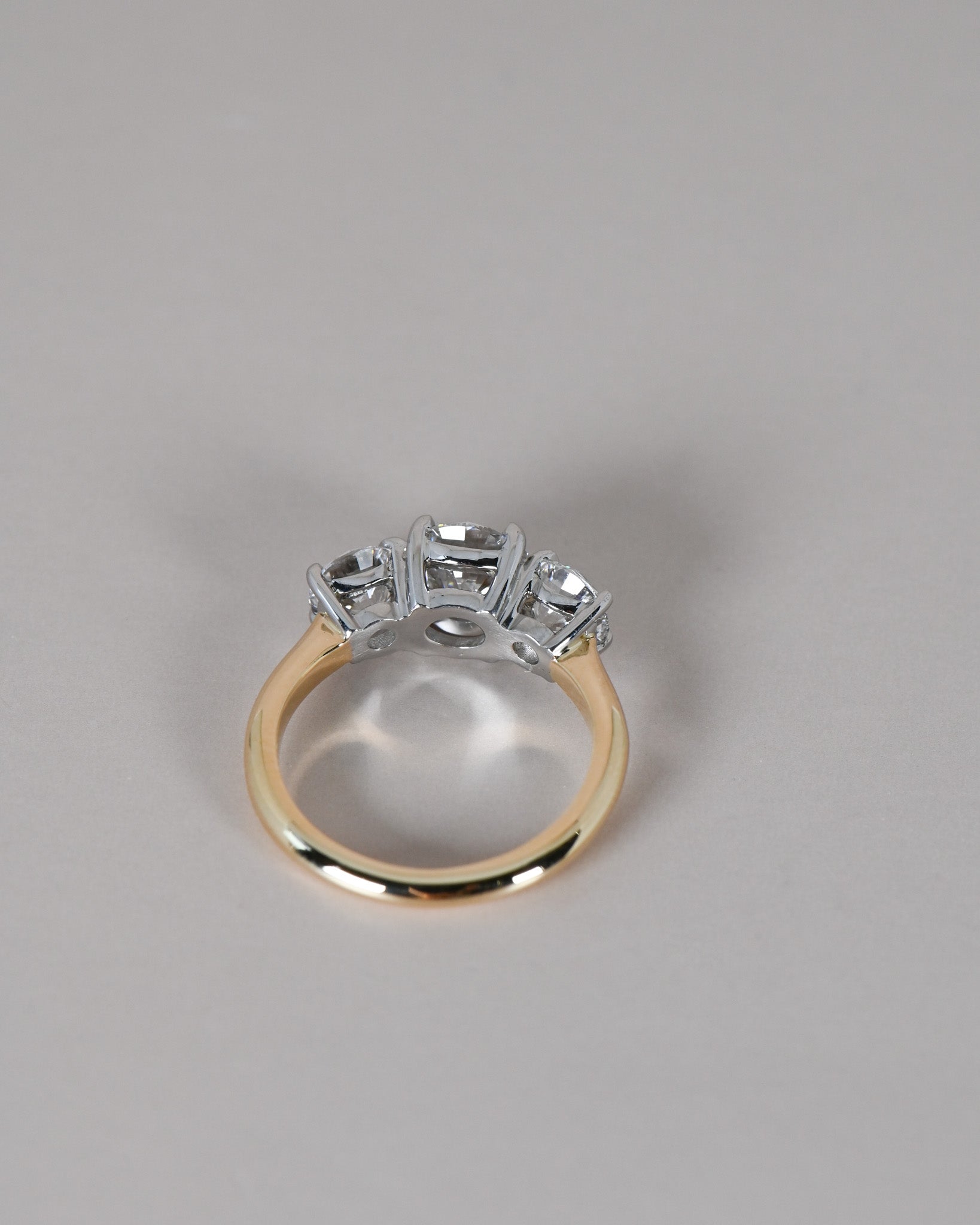1.5ct Round Brilliant Cut Trilogy Engagement Ring