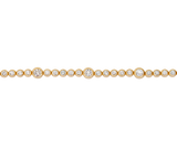 Graduated Diamond Bezel Set Bracelet