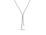 Tassel Diamond Tennis Necklace
