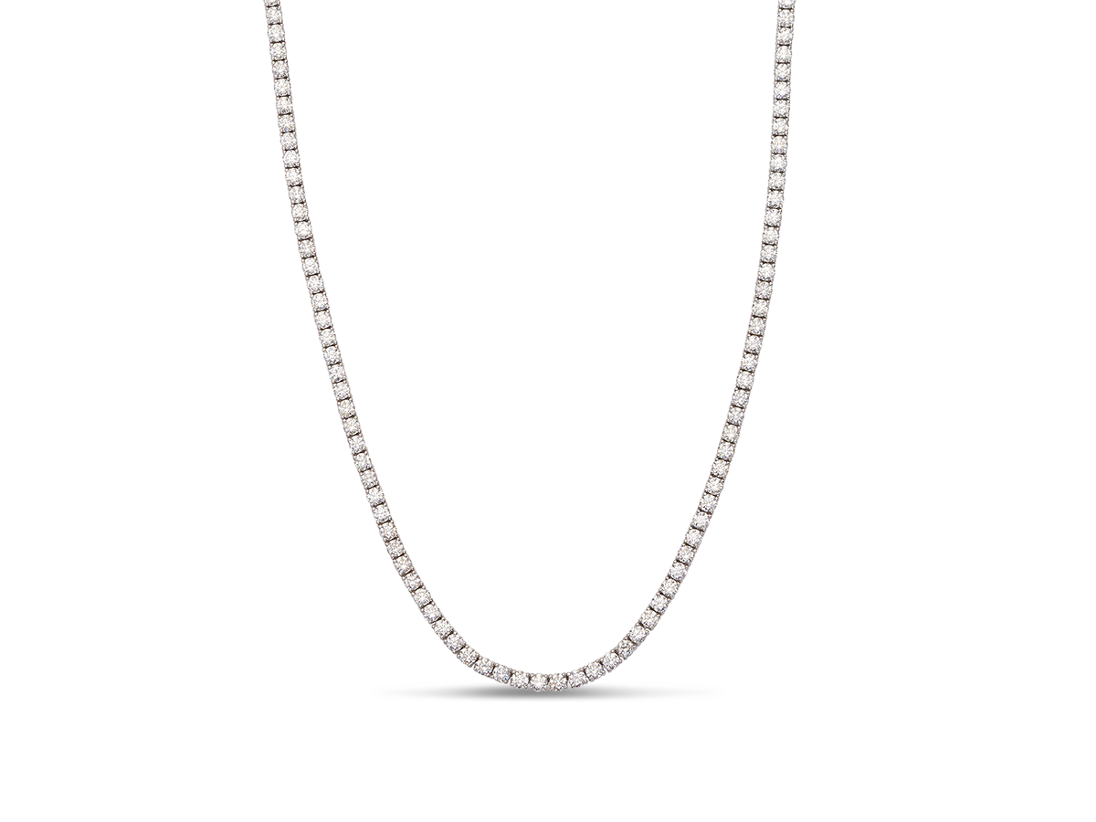 Diamond Tennis Necklace | Moyen