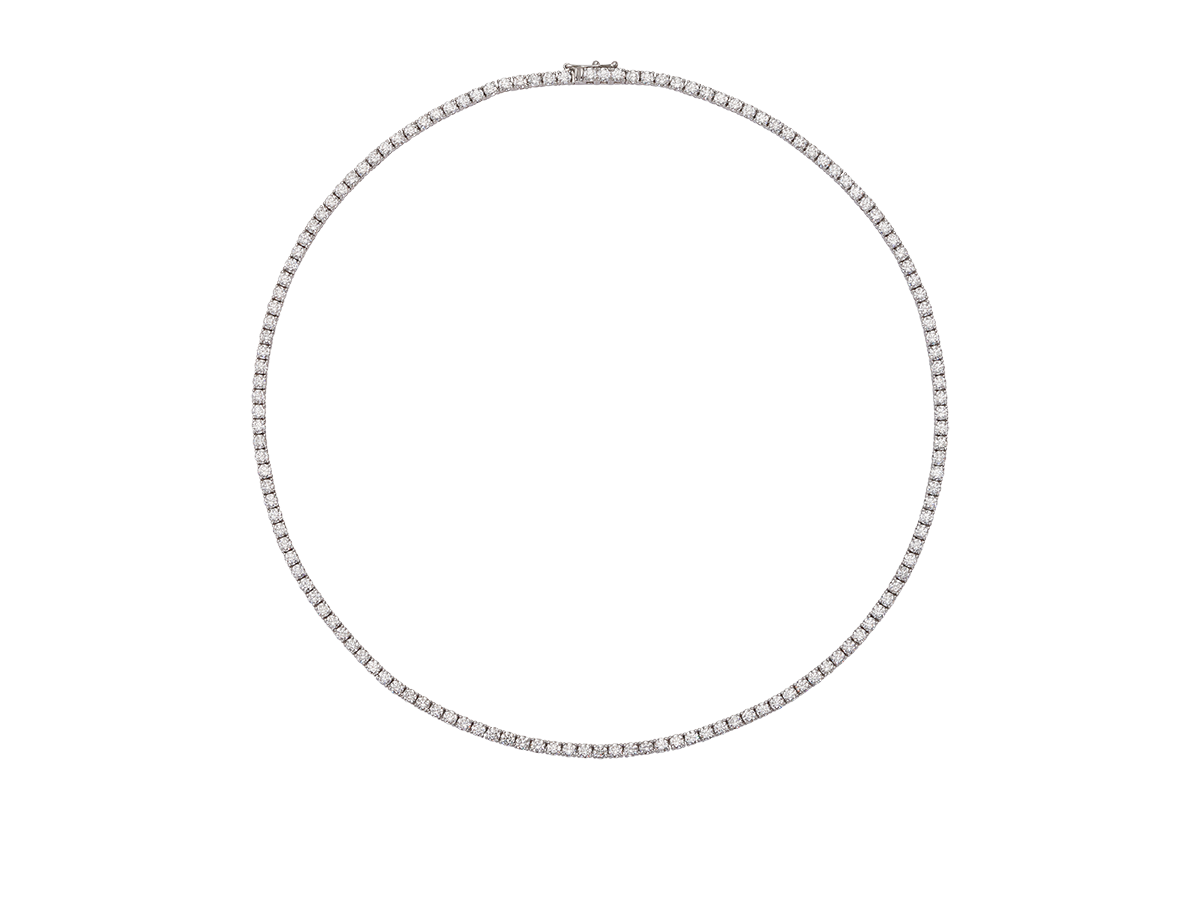 Diamond Tennis Necklace | Moyen