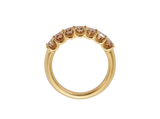 Emerald Cut Champagne Diamond Band