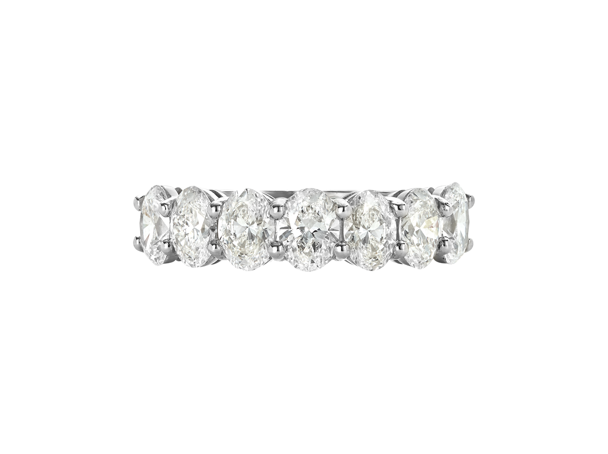 2.13ct Oval Cut Eternity Ring