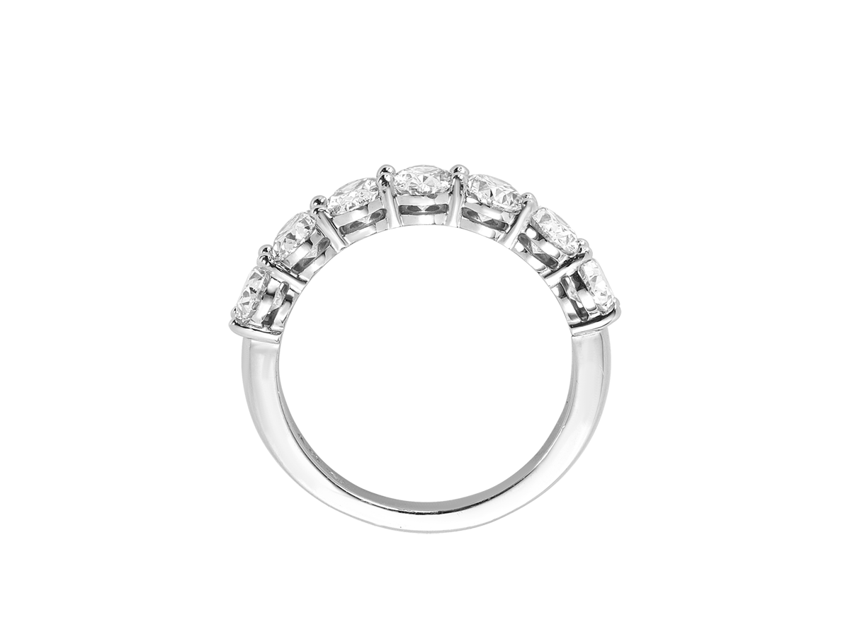 2.13ct Oval Cut Eternity Ring