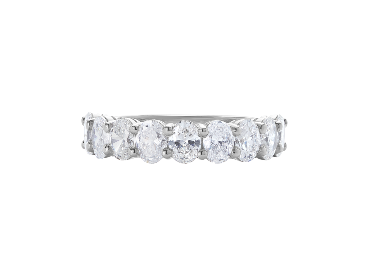 2.16ct Oval Cut Eternity Ring