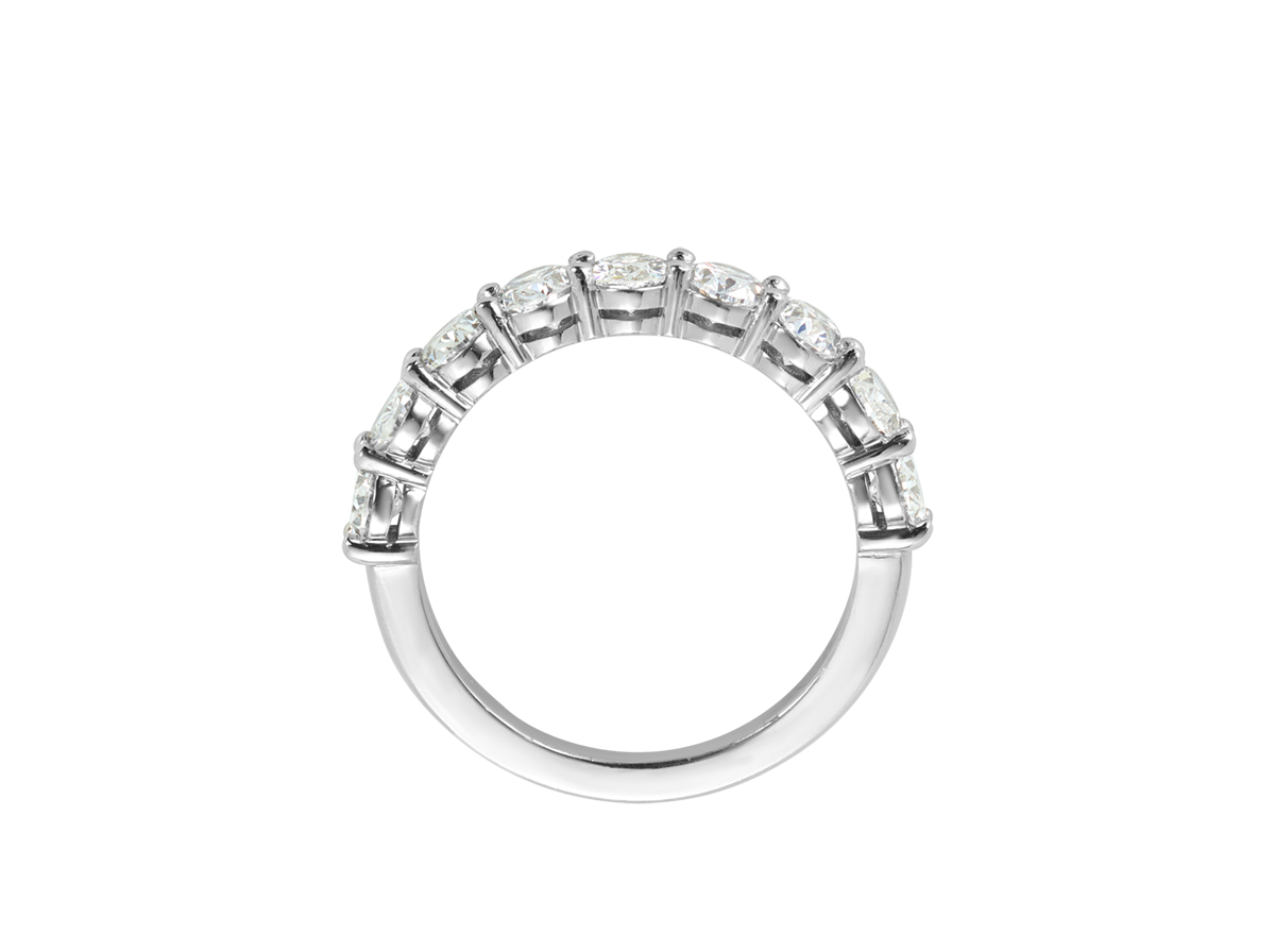 2.16ct Oval Cut Eternity Ring