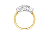 1.5ct Round Brilliant Cut Trilogy Engagement Ring