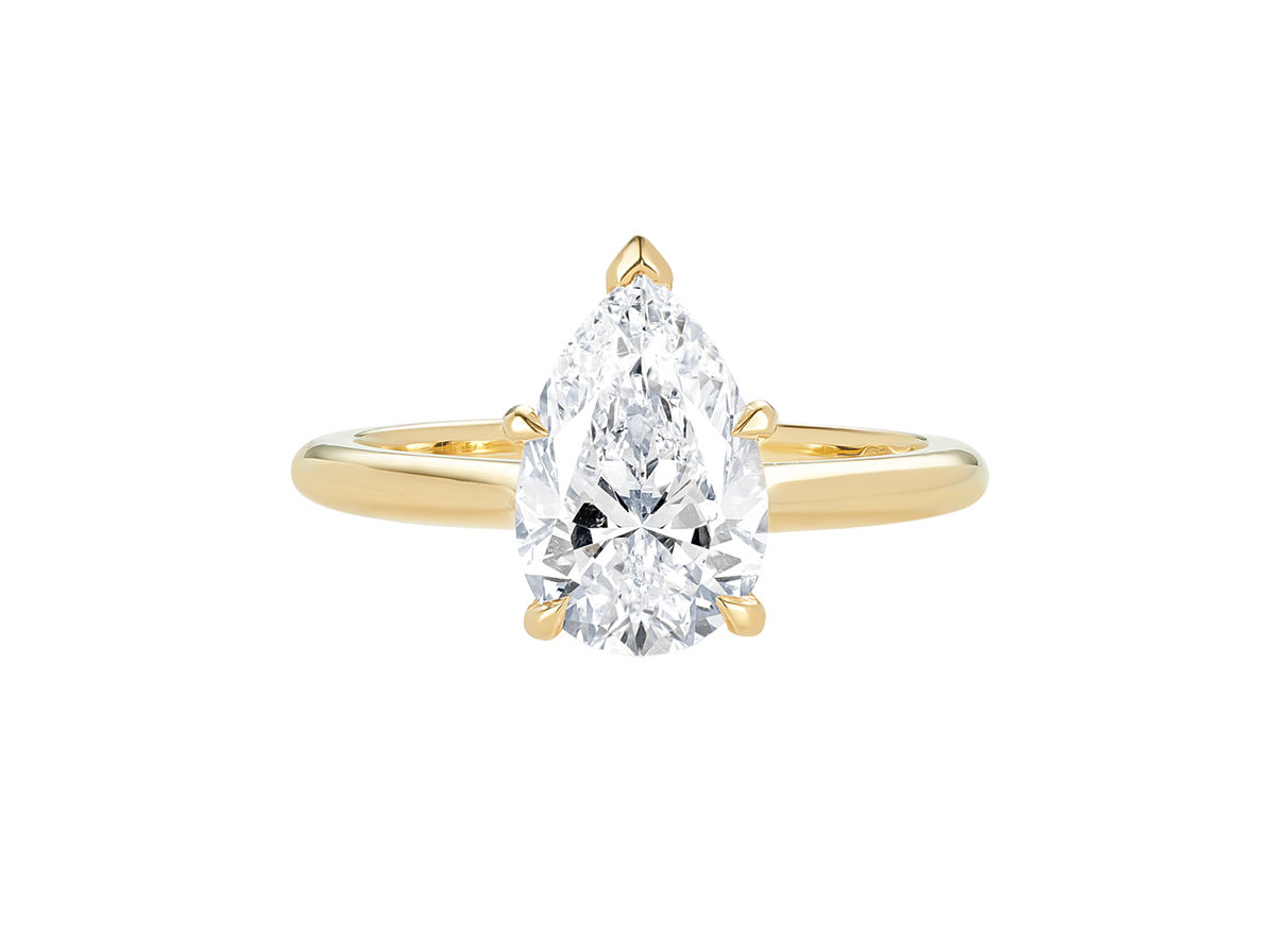 2.25ct Pear Cut Diamond Solitaire