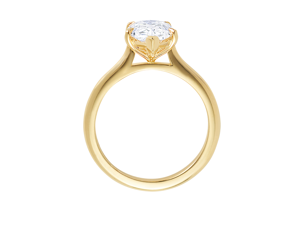2.25ct Pear Cut Diamond Solitaire