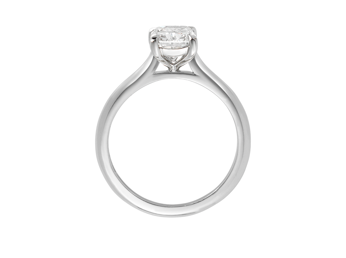 1.3ct Emerald Cut Diamond Solitaire