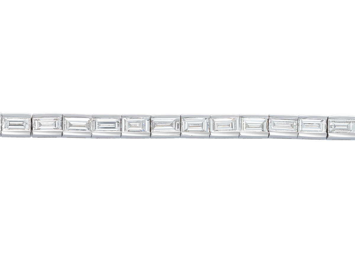 Baguette Diamond Tennis Bracelet