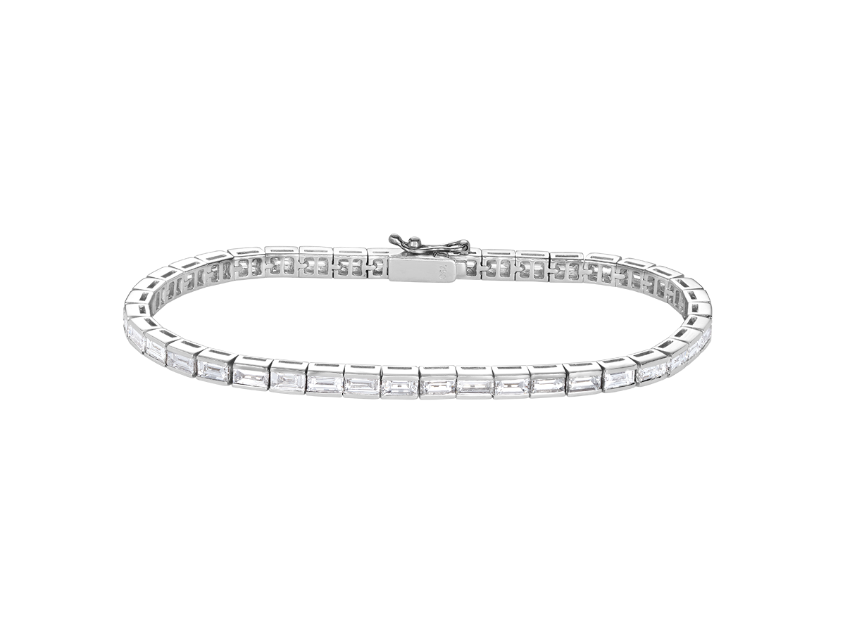 Baguette Diamond Tennis Bracelet