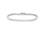 Baguette Diamond Tennis Bracelet