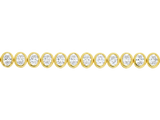 Oval Diamond Tennis Bracelet
