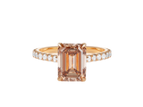 Emerald Cut Champagne Diamond