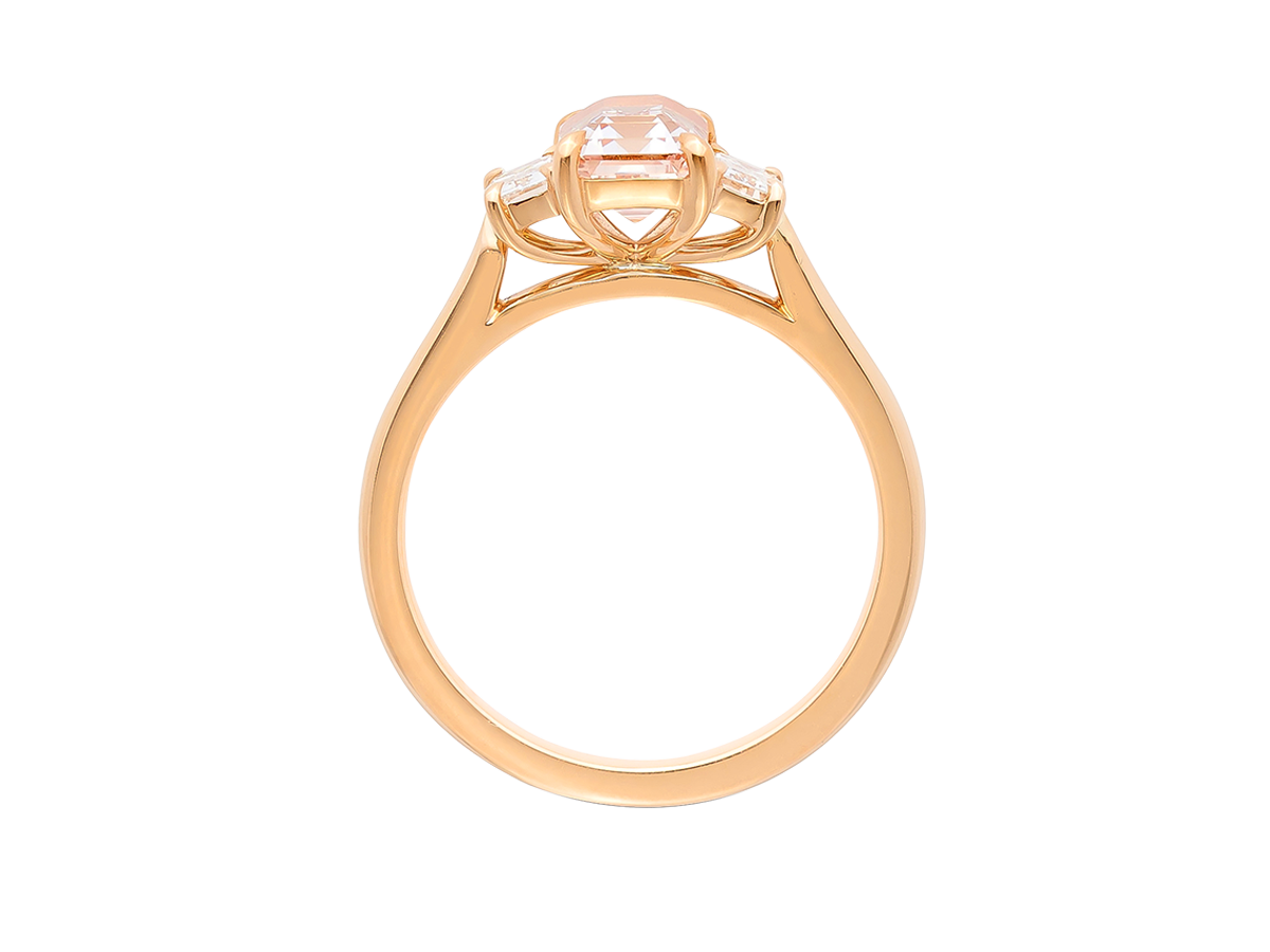 Pale Pink Sapphire Ring