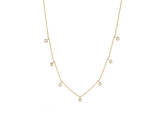 Diamond Drop Necklace | Yellow