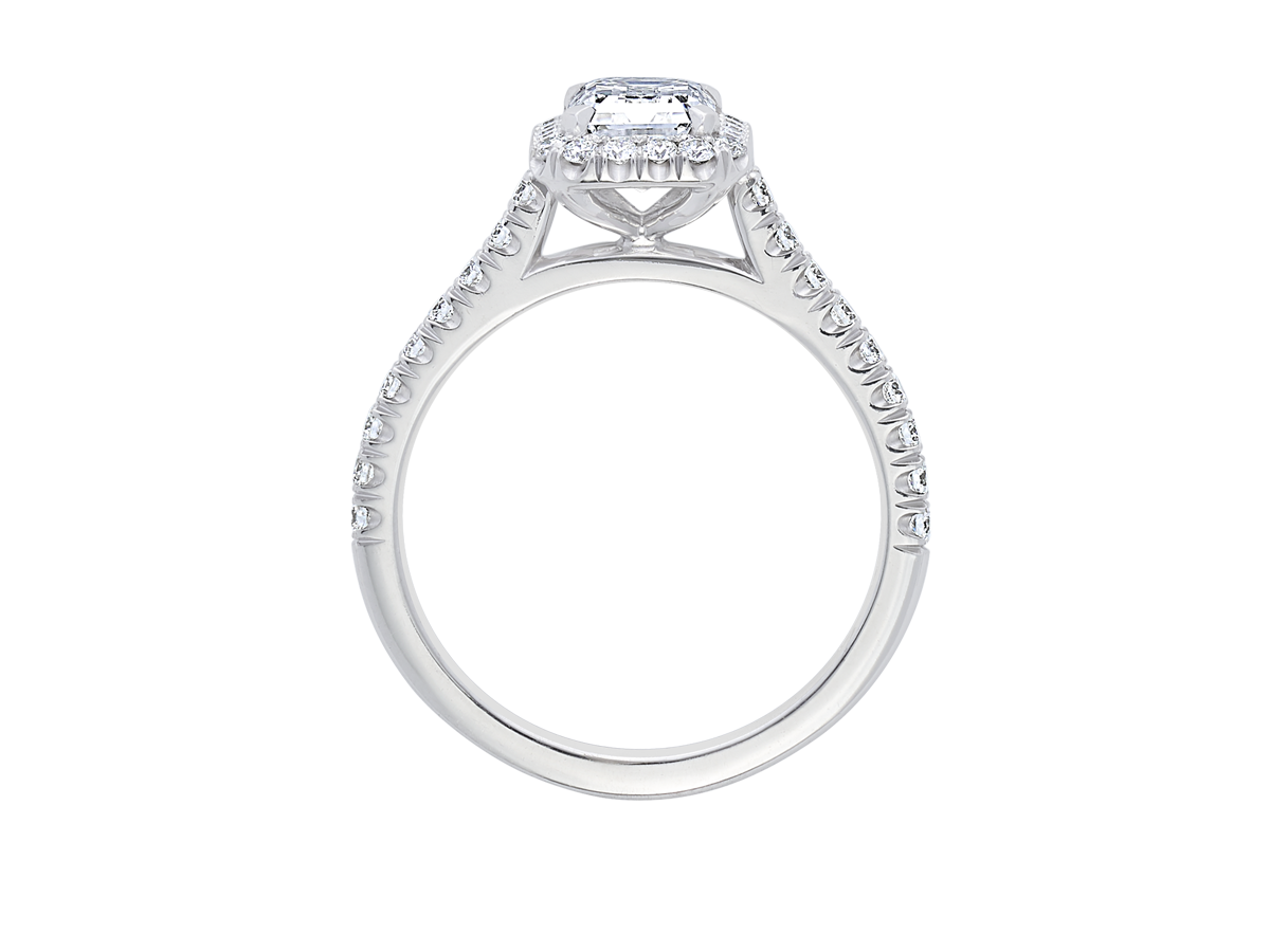 Emerald Cut Halo
