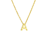 Petit Diamond Letter Necklace