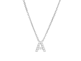 Petit Diamond Letter Necklace