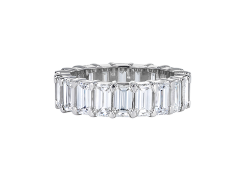Emerald Cut Eternity Ring