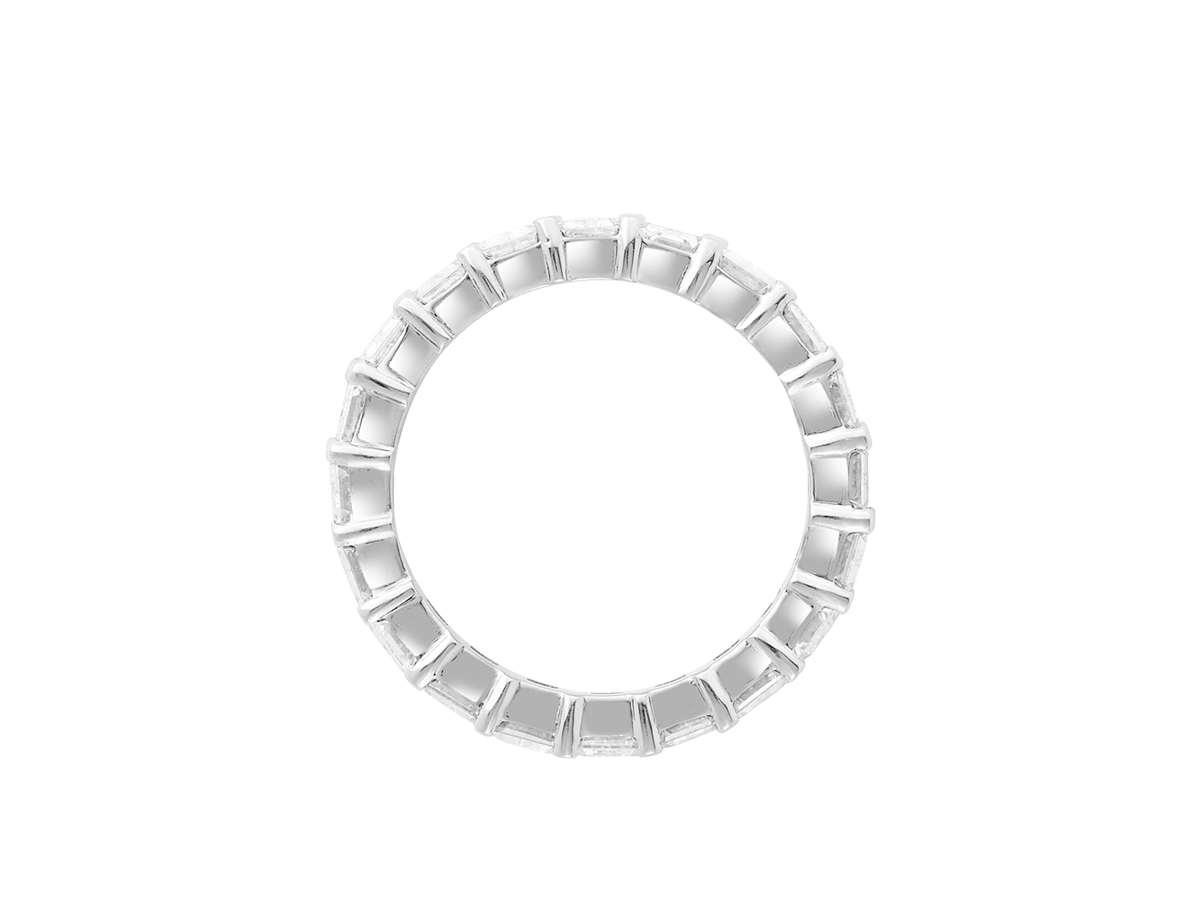 Emerald Cut Eternity Ring