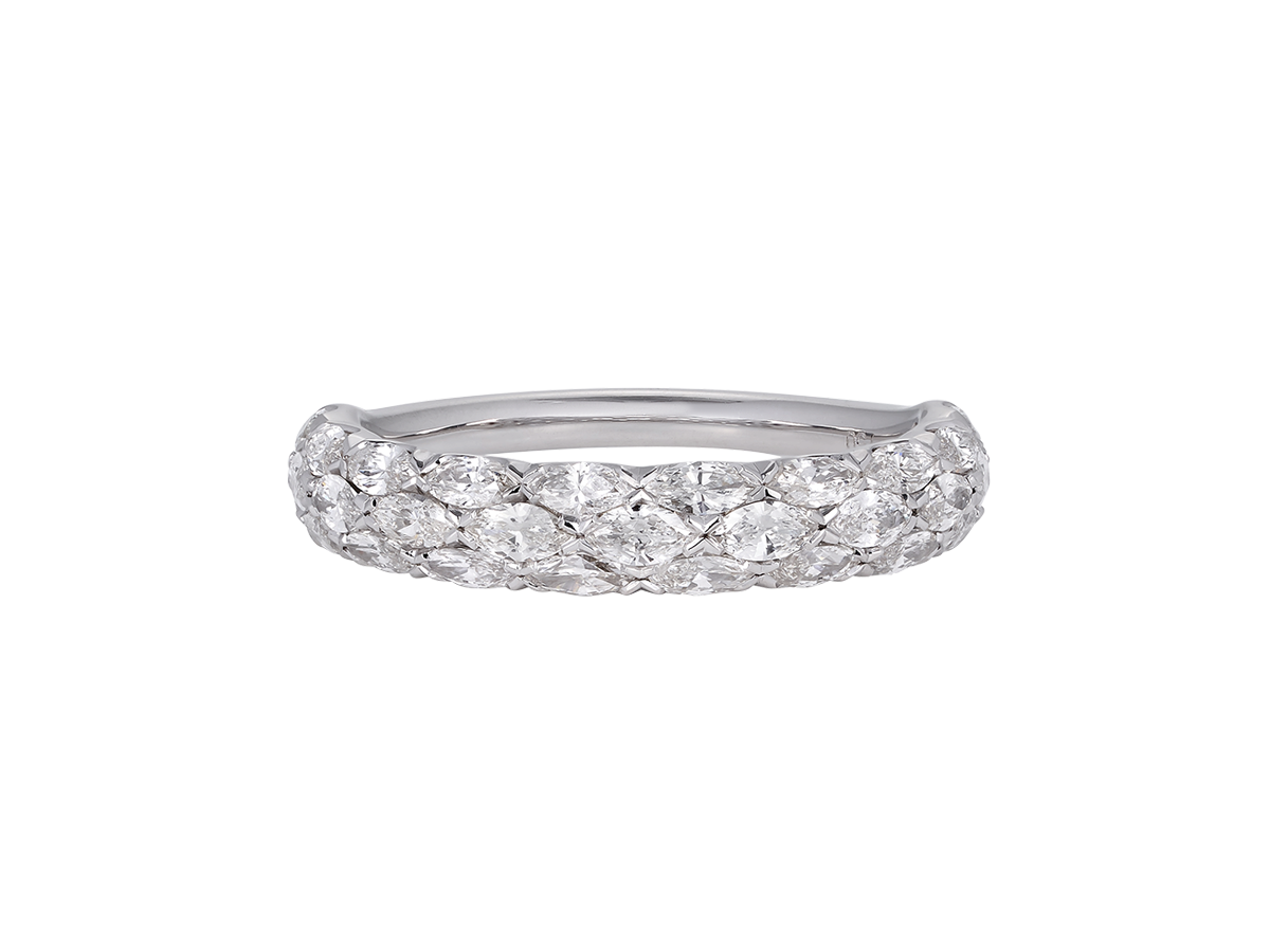 Marquise Diamond Trio Band